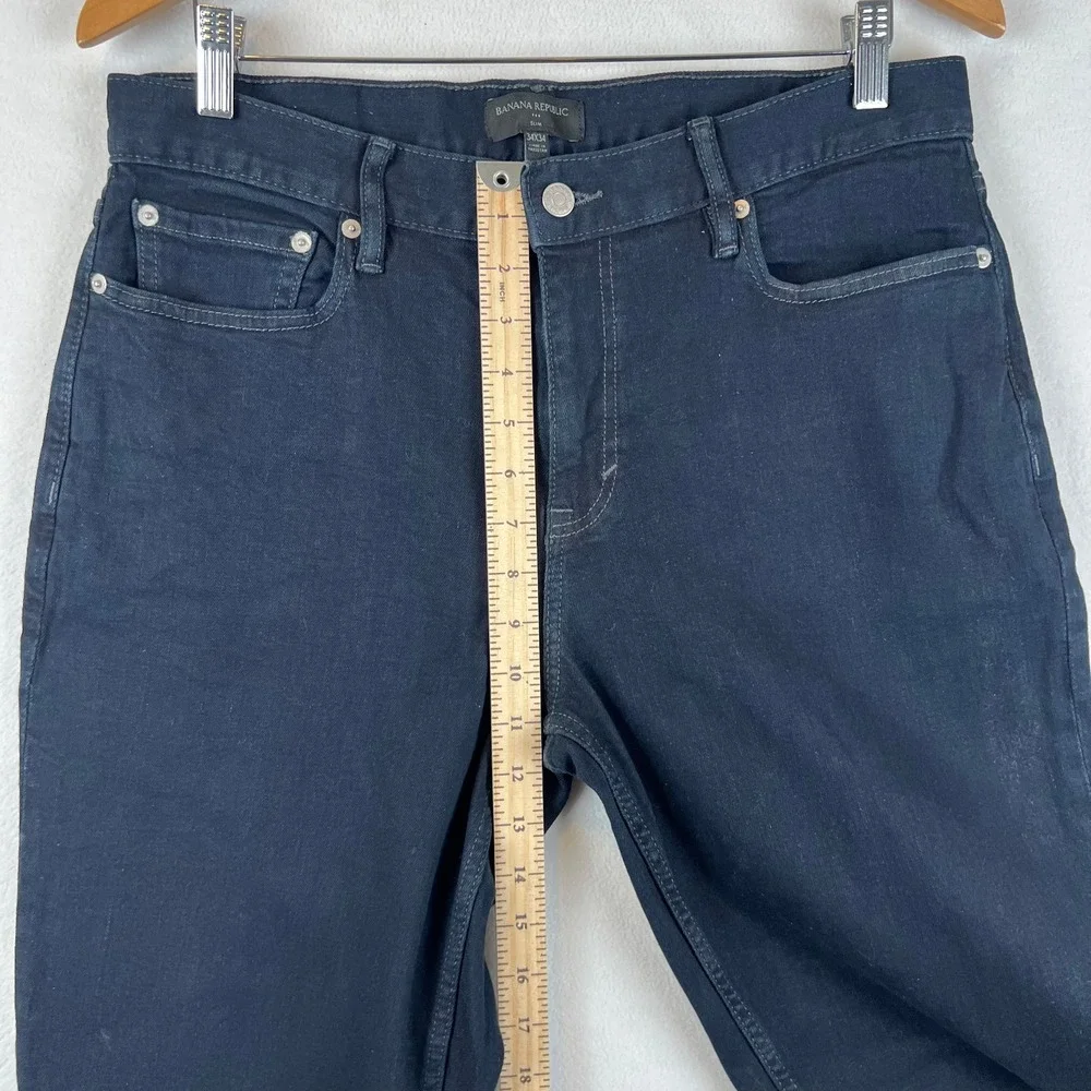 Banana Republic Mens Slim‎ Jeans 34x34 Dark Wash Denim Casual Pants